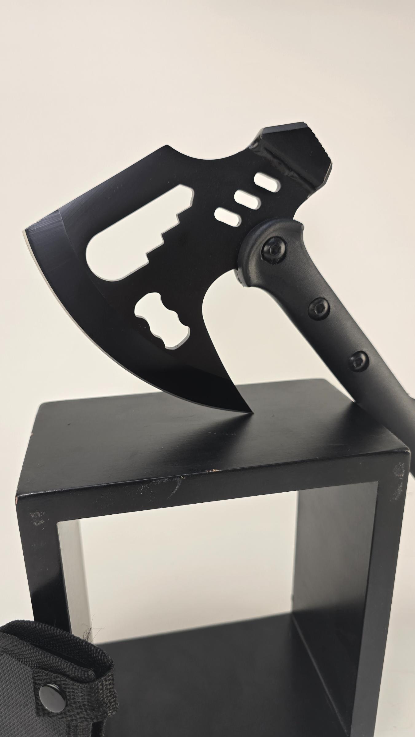 Stonewash Battle Axe & Hammer | 15' Battle Axe For Camping & Hunting - khan American Tools