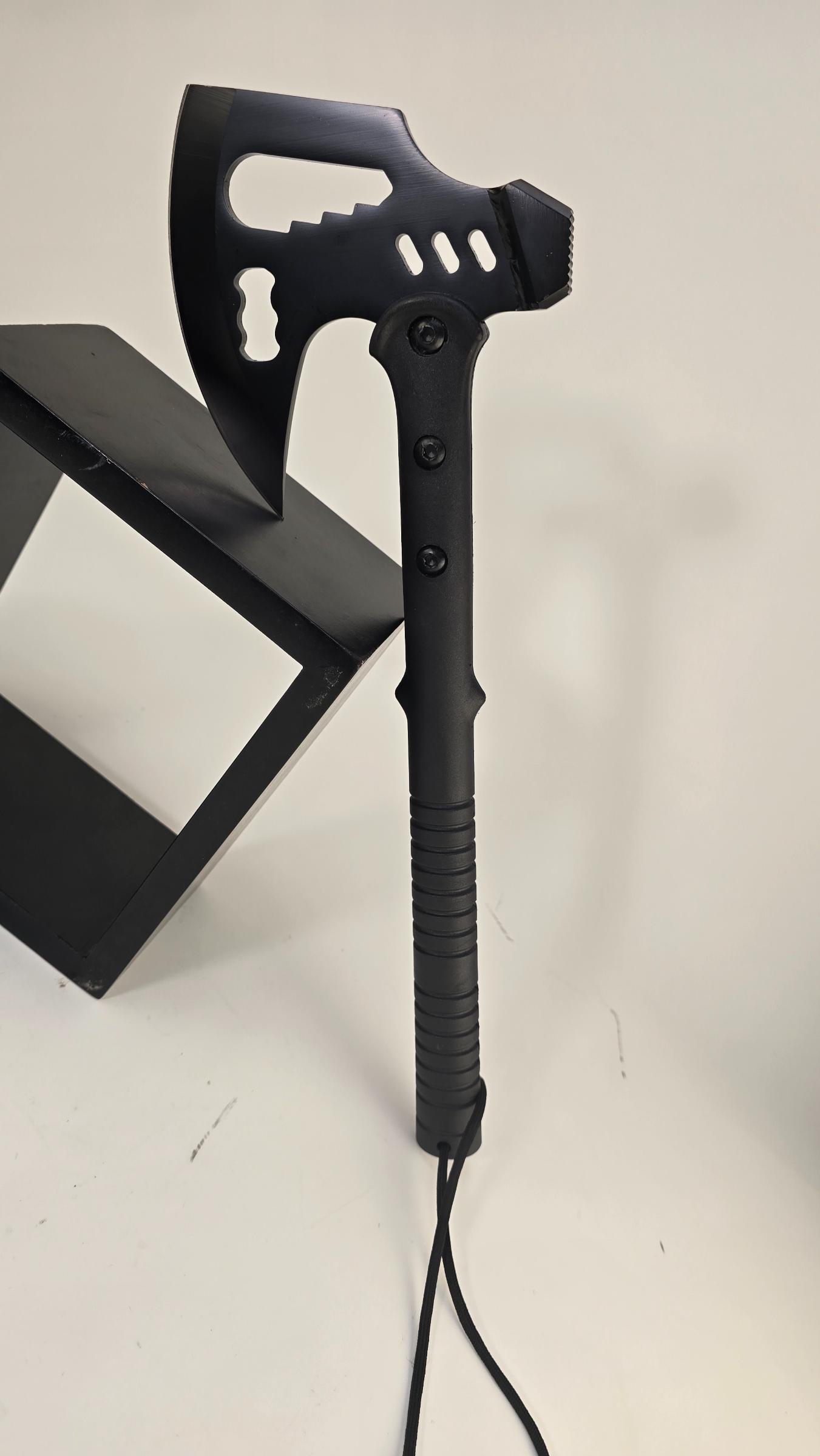 Stonewash Battle Axe & Hammer | 15' Battle Axe For Camping & Hunting