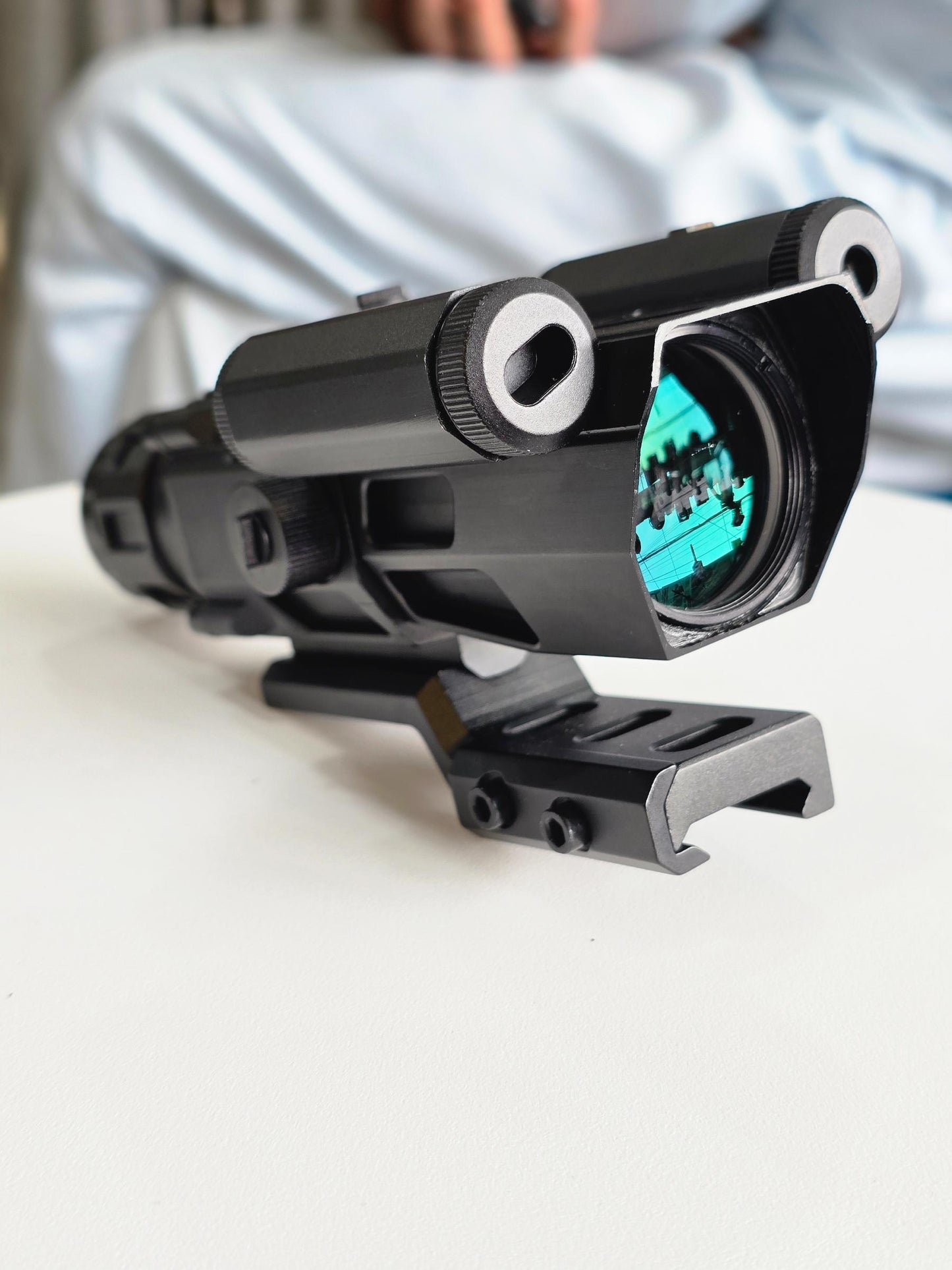 4X32 Prism Optics Rifle Scope with Red Laser | Scope For Air Guns