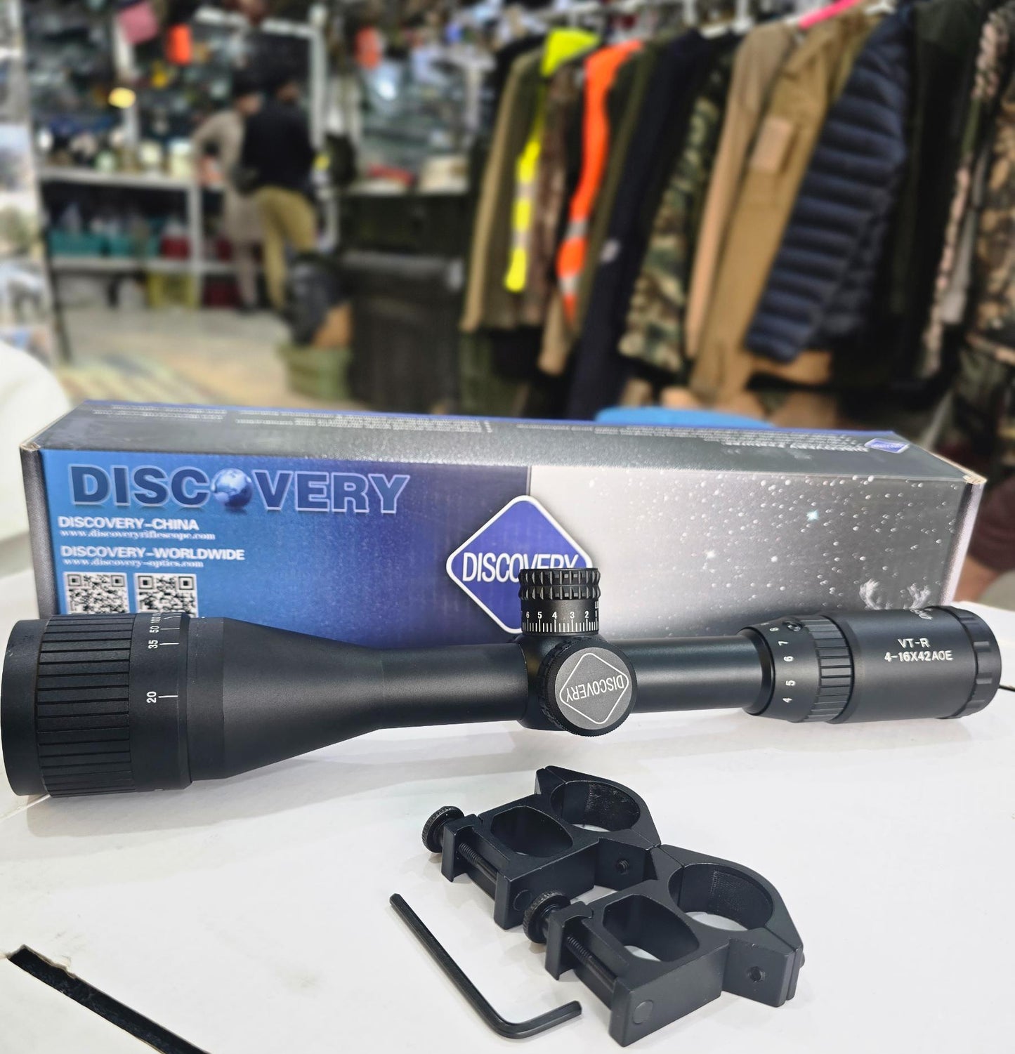 Black Discovery Optics Scope VT-R 4-16X42 AOE | Scope For Air Gun