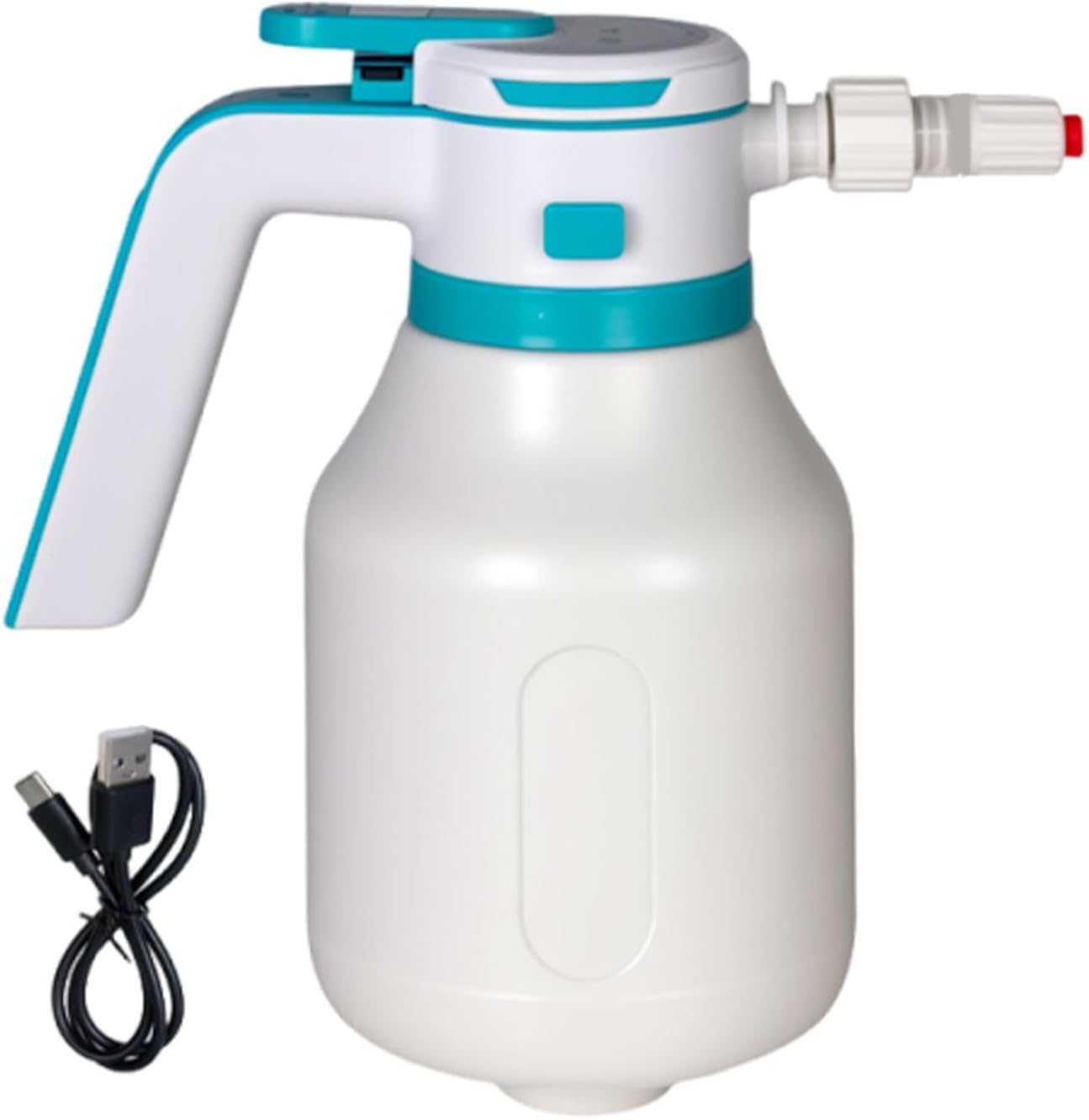 Electric Foam Sprayer with -handed, Visible Battery, Stable Spray Head, Powerful Cleaning Action for And Spraying, Beige