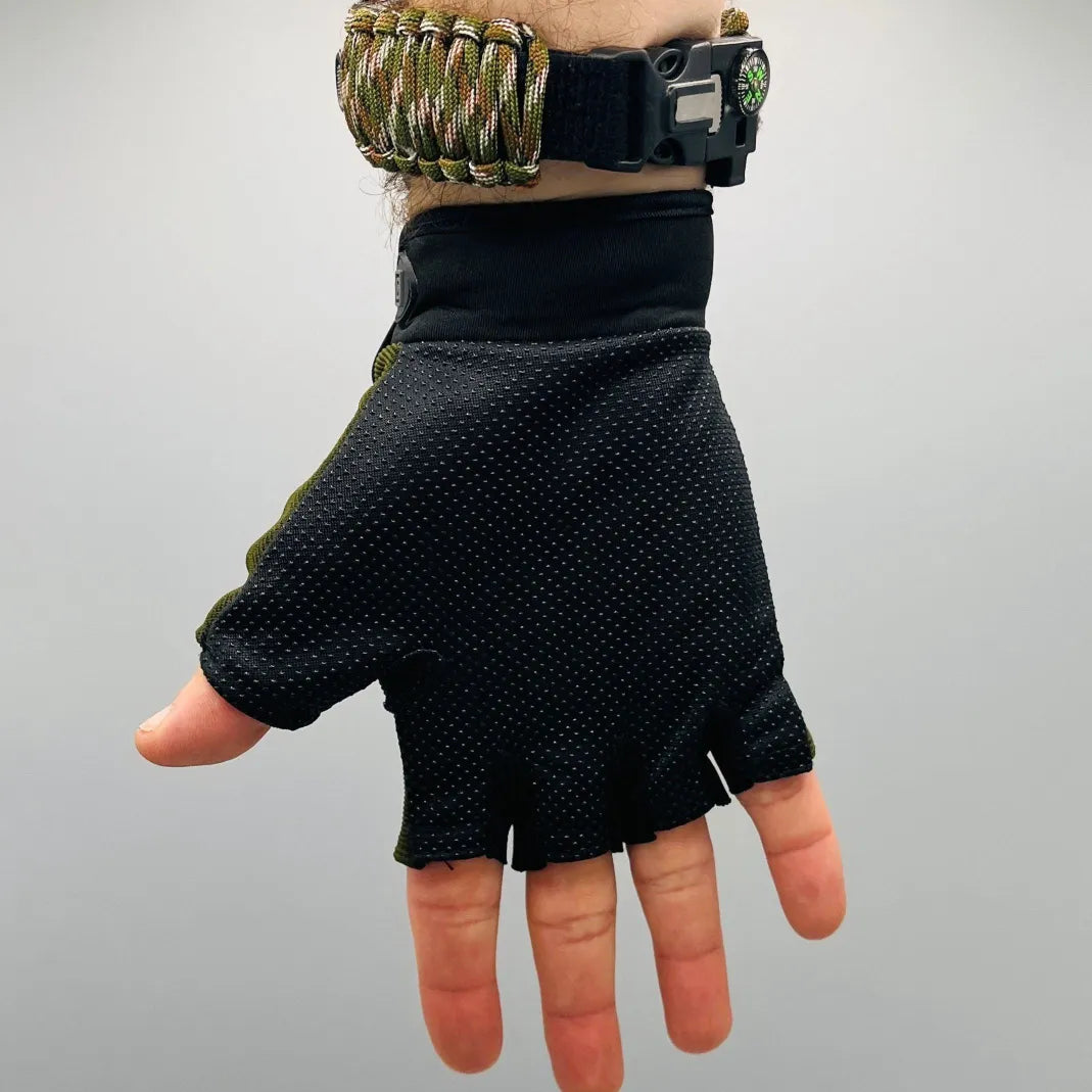 5.11 Half-Finger Anti-Skid Gloves | Men's Winter Gloves - khan American Tools