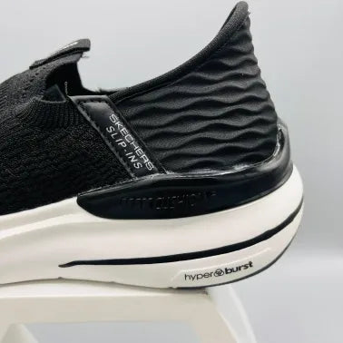 Air Hyper Burst Skechers in Black | Max Cushion Hyper Brust Skechers - khan American Tools