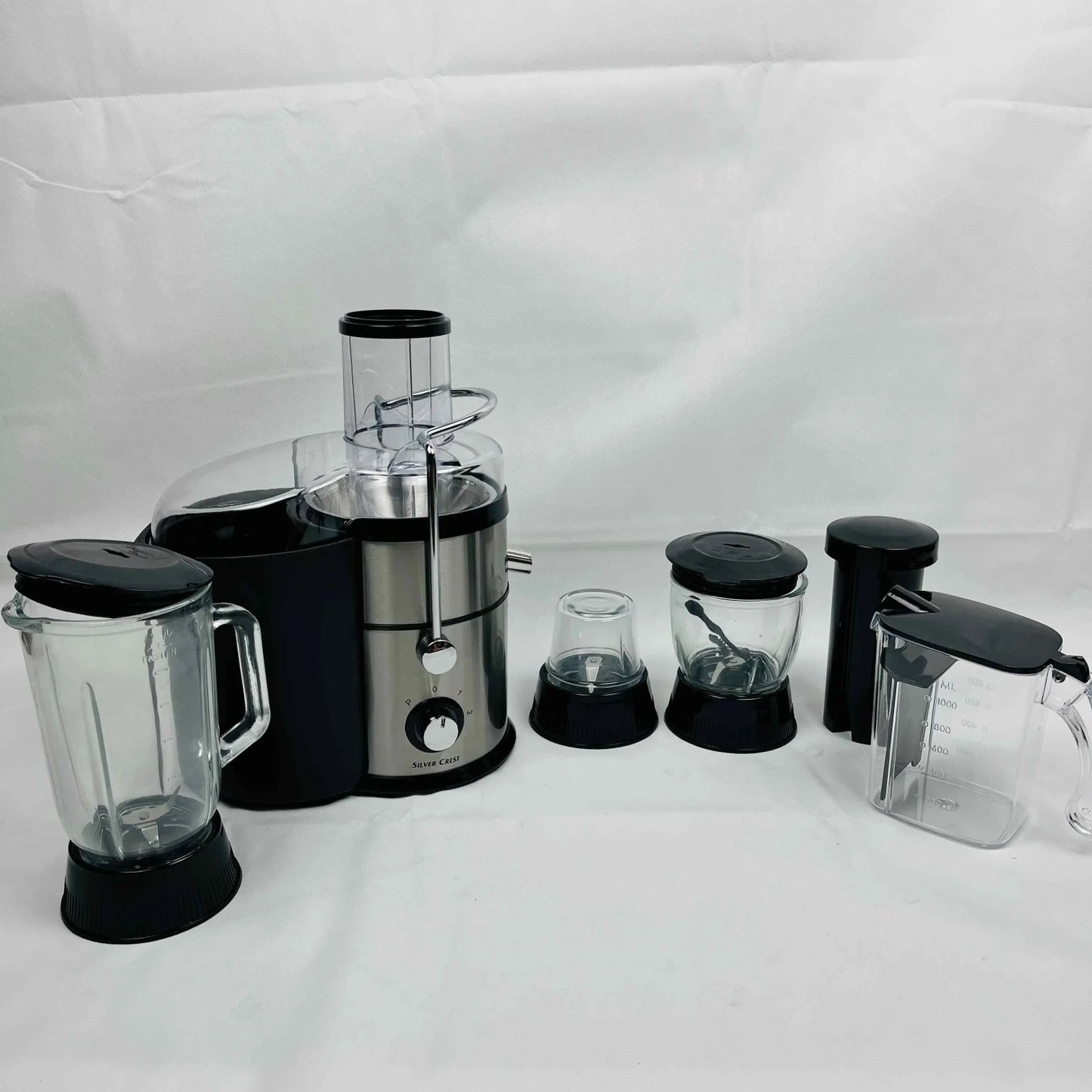 Silver Crest Stainless Steel Juicer Blender | 4 in 1 SL-2021 Juicer Blender With 3000W