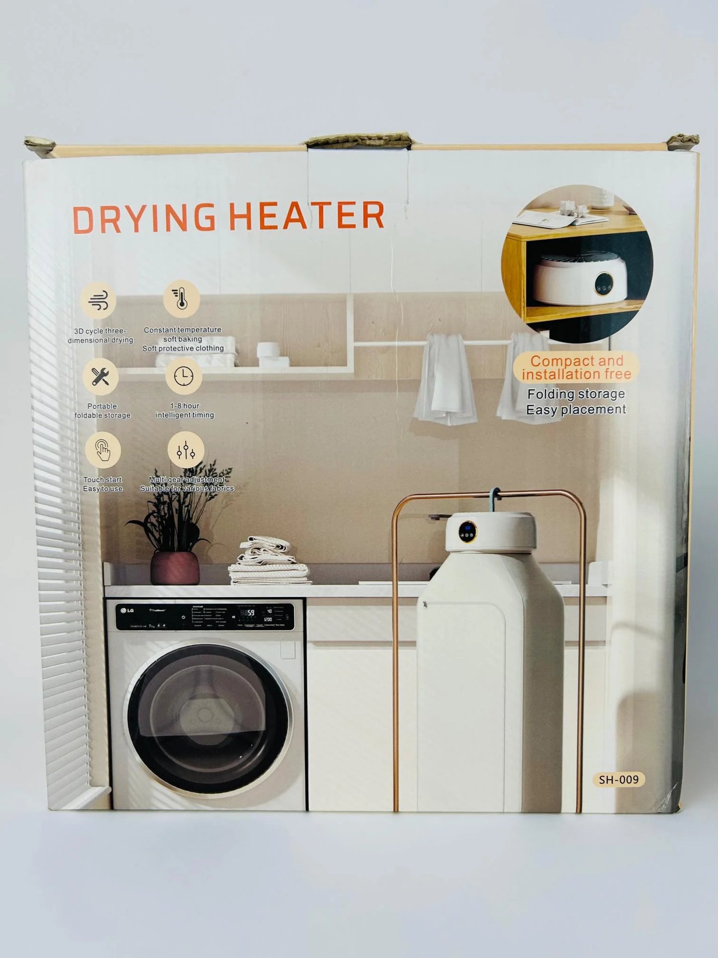 Convenient Folding Drying Machine SH-009 | Mini Drying Heater