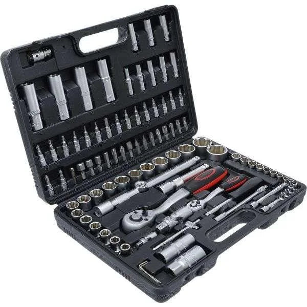 Socket & wrench Set with 94 pcs| Drive size 6.3 mm (1/4") / 12.5 mm (1/2") | Socket & wrench Set at best price in Pakistan - khan American Tools