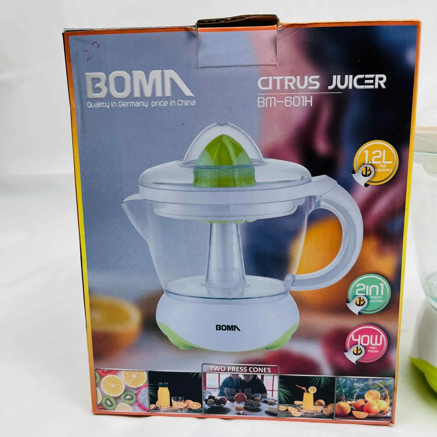 Boma BM-601H 1.2L Citrus Juicer | Electric Citrus juicer - khan American Tools