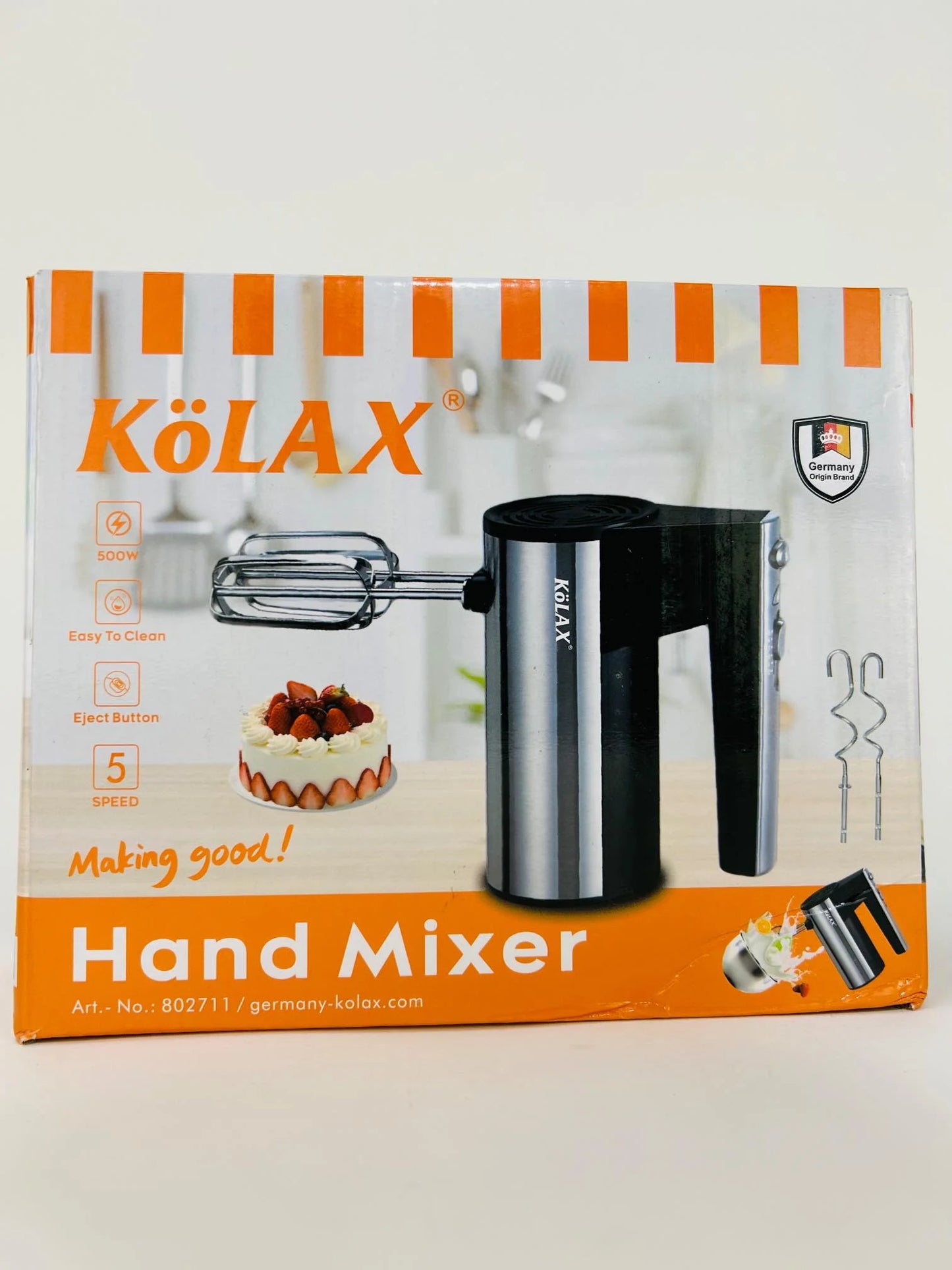 Kolax 802711 Hand Mixer | Hand Blender With 500W Power - khan American Tools