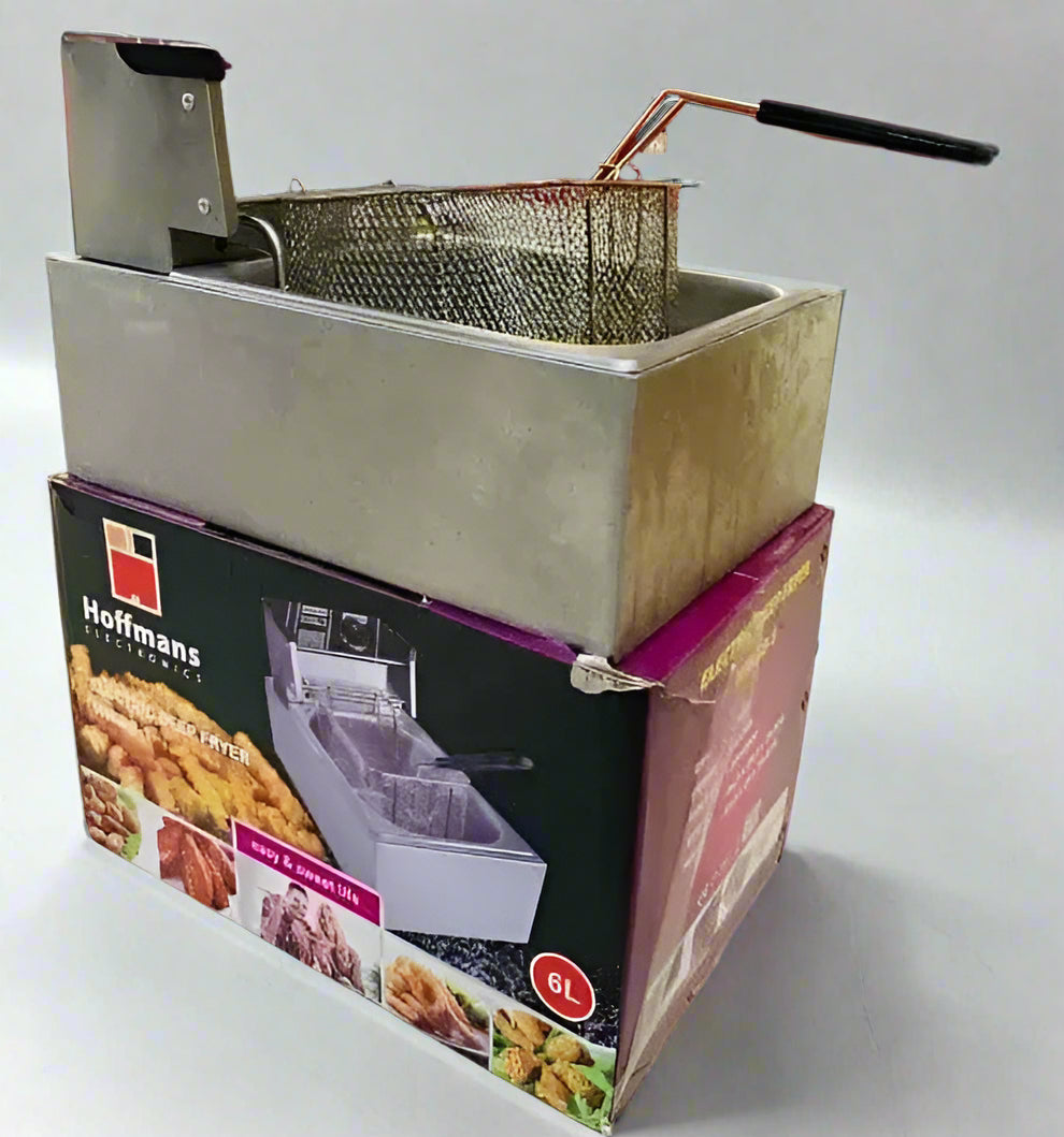 Hoffmans Commercial Electric Deep Fryer HM-88-1 | Deep Fryer 6L Single Tank - khan American Tools