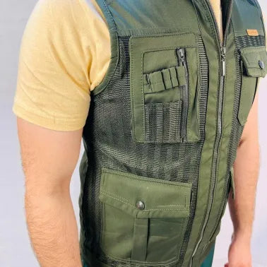 Outdoor Multi Pocket Jacket | Sleeveless Men's Jacket