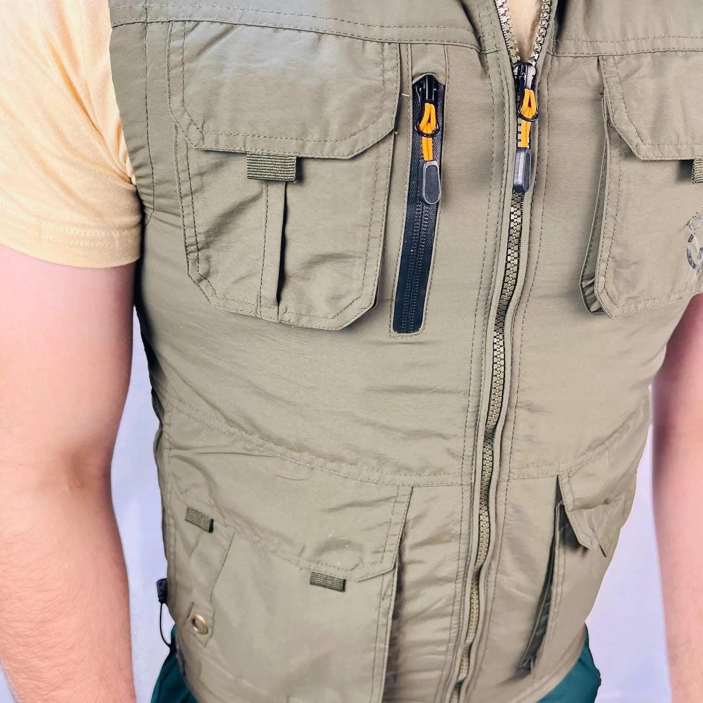 TR Jeep Sleeveless Jacket | Lightweight Multi Pocket Jacket - khan American Tools