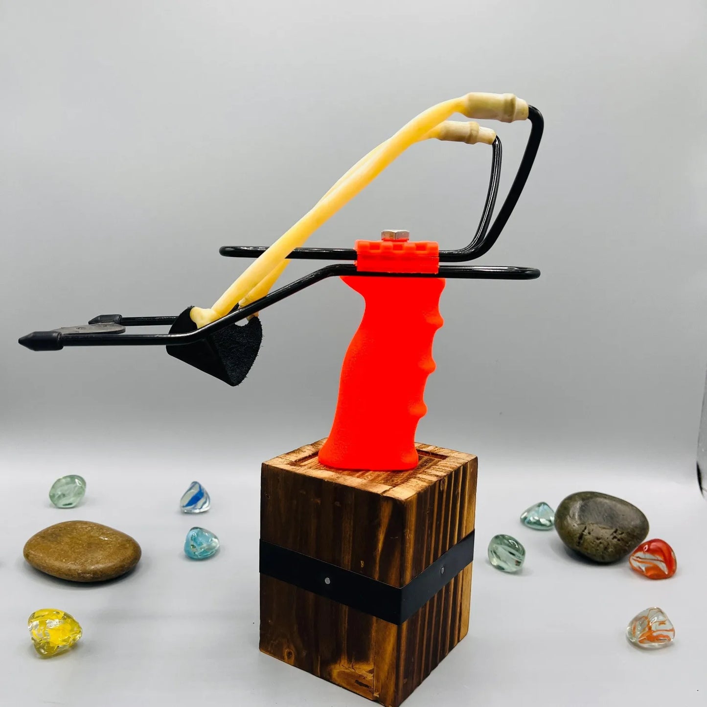 Long Range Slingshot With Hand Grip | Sling Shot For Target Shooting - khan American Tools