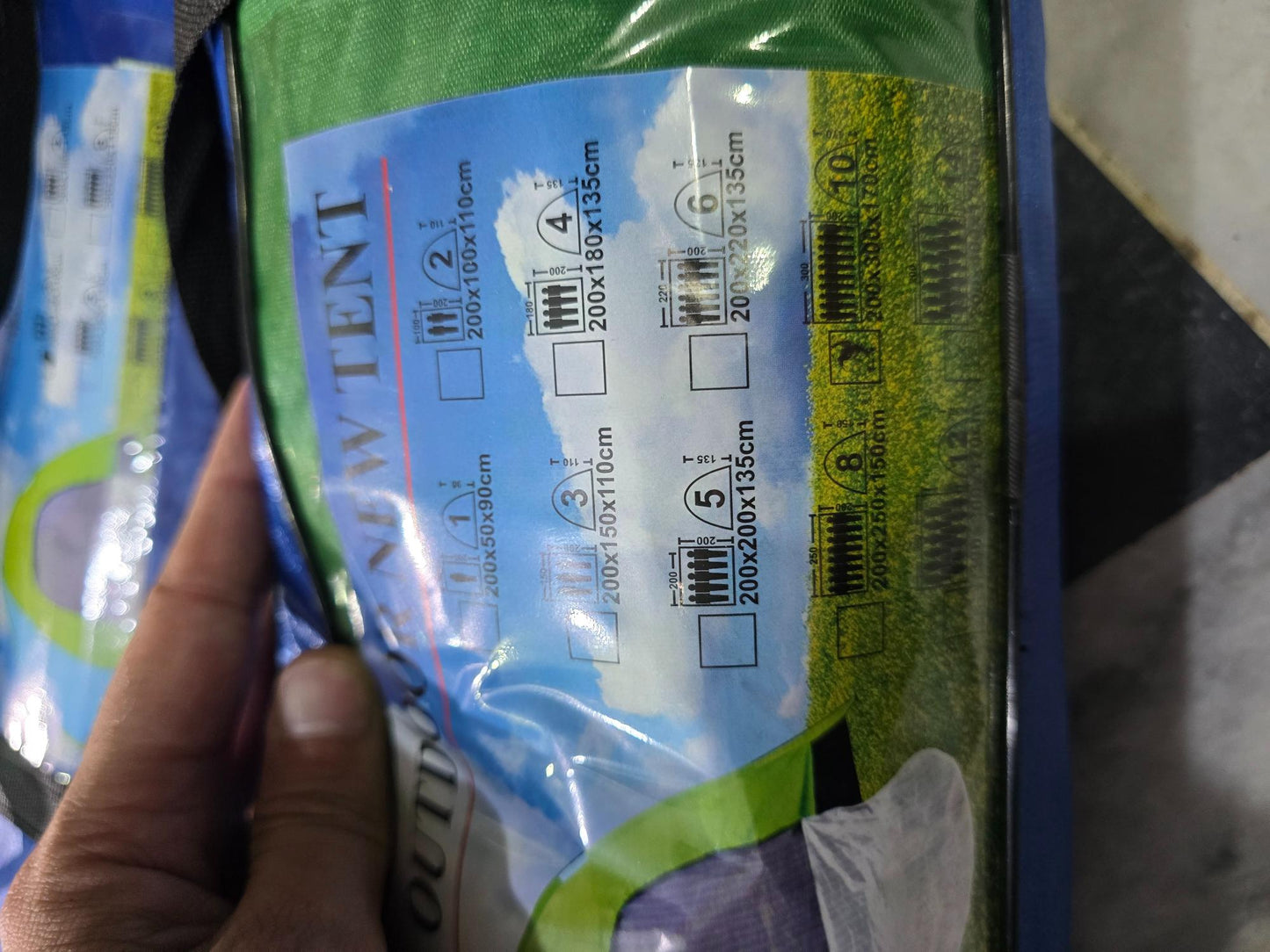 Manual Camping Tent For 10 Person | Waterproof Tent For Camping - khan American Tools