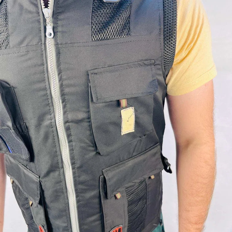 Outdoor Tactical Sleeveless jacket | Multi Pocket Men's Jacket - khan American Tools