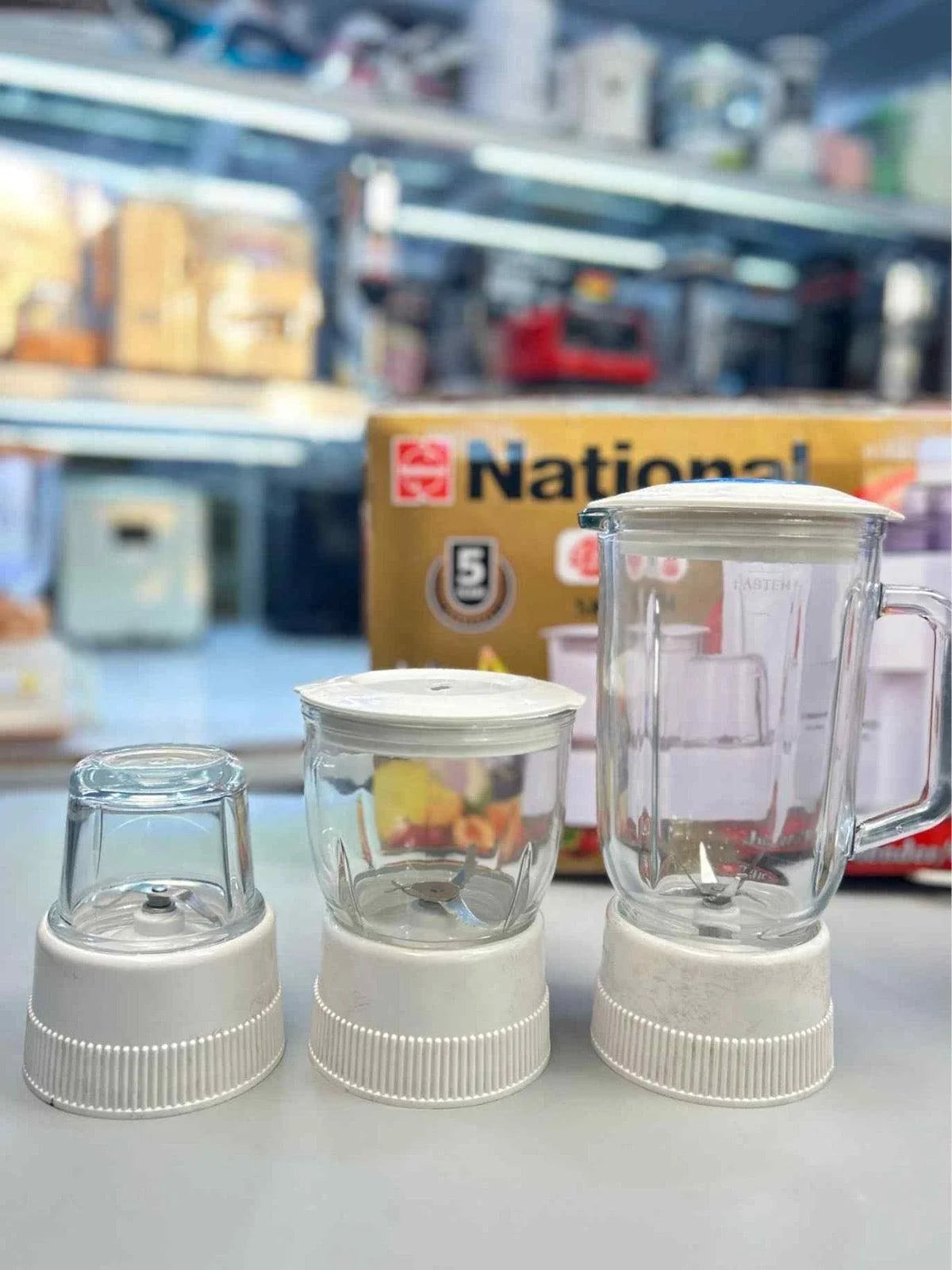 National Sk-444 Juicer & Blender | Multifunctional 4 in 1 Juicer Machine