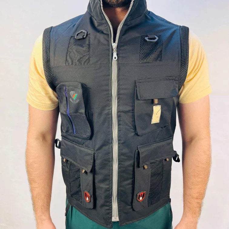 Outdoor Tactical Sleeveless jacket | Multi Pocket Men's Jacket - khan American Tools
