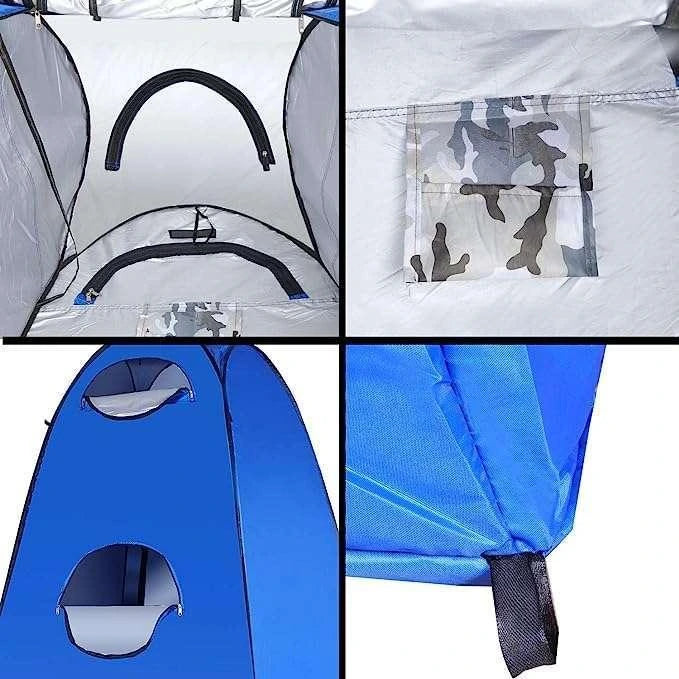 Portable Camping Toilet Tent | Pop Up Shower Privacy Tent for Outdoor - khan American Tools