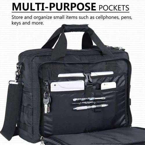 Silver Knight SK-305 Shoulder Laptop Hand Bag | Men's 50L Tactical Laptop Bag - khan American Tools