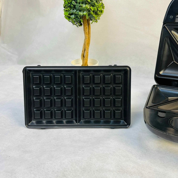 National SM112 Sandwich Maker | 3 in 1 Sandwich & Waffle Maker - khan American Tools