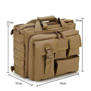 Silver Knight SK-305 Shoulder Laptop Hand Bag | Men's 50L Tactical Laptop Bag - khan American Tools