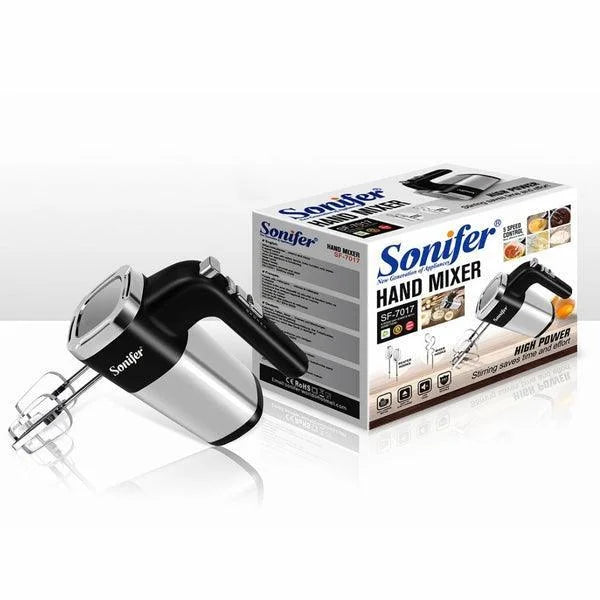Sonifer SF-7017 Hand Mixer | 500W Electric Hand Mixer and Hand Blender - khan American Tools