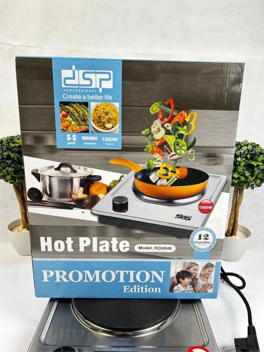 DSP KD4046 Professional Hot Plate Electric stove | Stainless Steel Hot Plate - khan American Tools