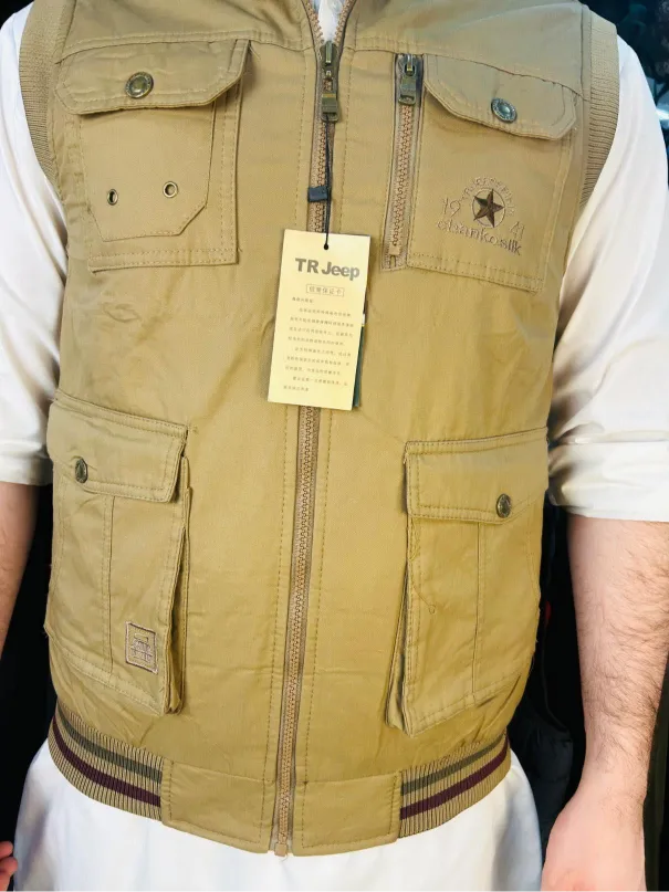 TR Jeep Double Side Sleeveless Jacket | Winter Jacket For Men - khan American Tools