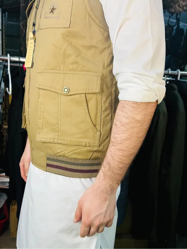 TR Jeep Double Side Sleeveless Jacket | Winter Jacket For Men - khan American Tools