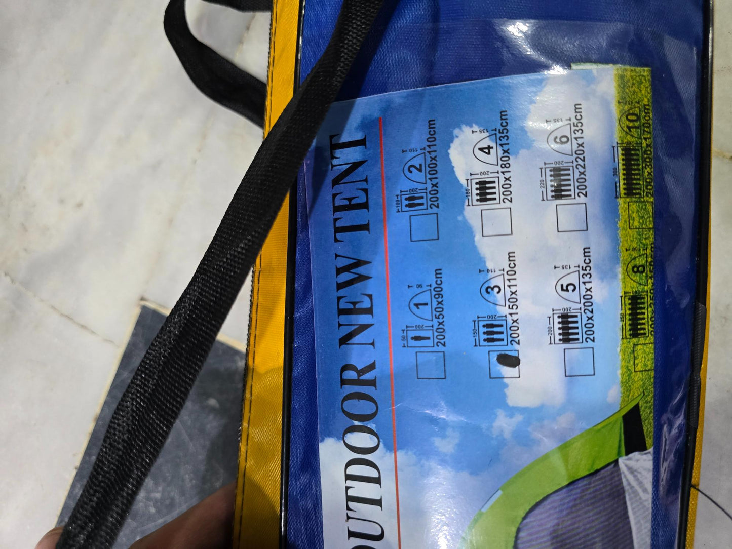 Manual Camping Tent For 3 Person | Water Proof Camping Tent - khan American Tools