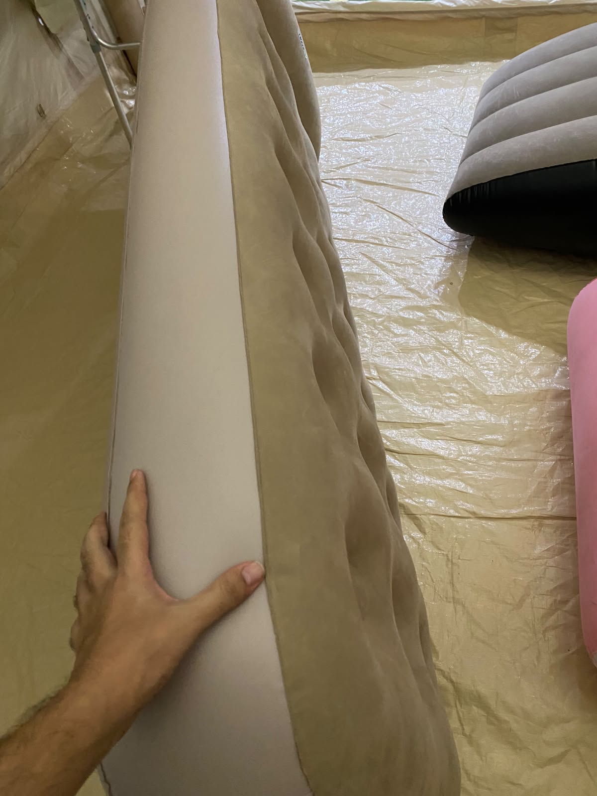 Single Person Inflatable Air Bed for Camping