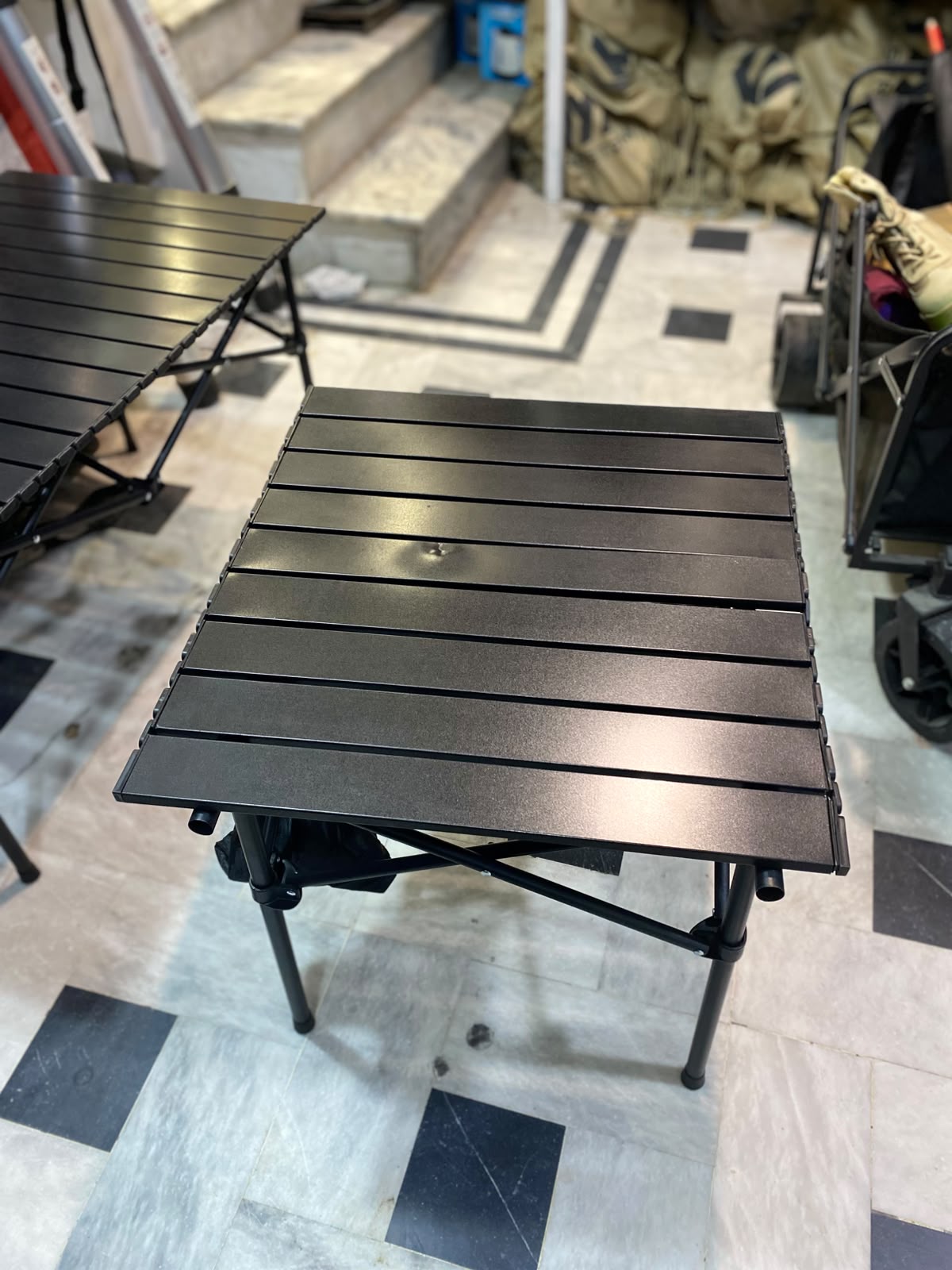 Small Portable Folding Aluminum Camping Table – Lightweight & Compact Outdoor Table
