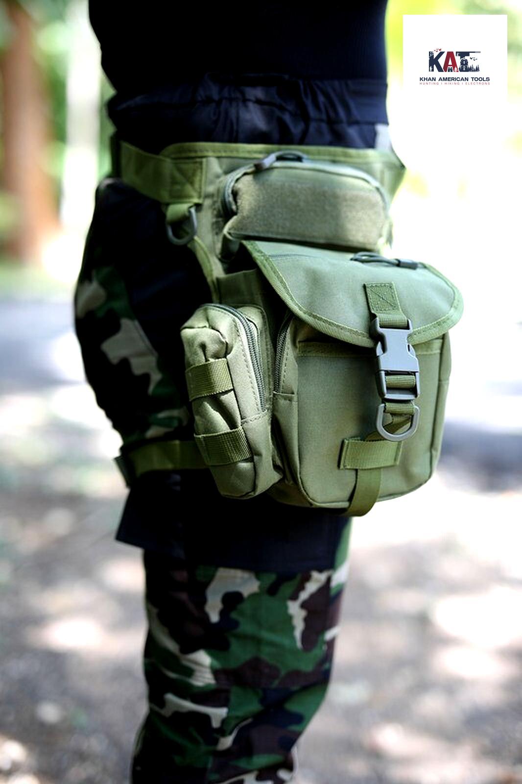 Men's Military Drop Leg Bag Panel | Drop Leg Bag Utility Waist Belt Pouch Pack Casual