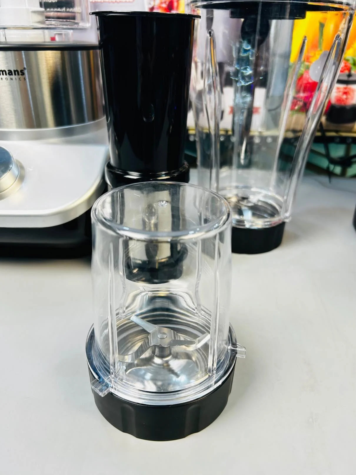Hoffman HM-1270 Multi Functional Food Processor | 4 in 1 Juicer Blender & Grinder