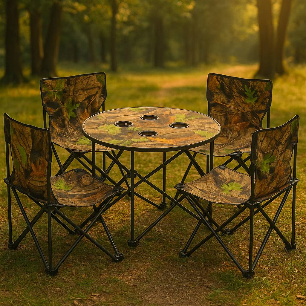 Portable Folding Chair and Table Set | Camping Chair and Table Price In Pakistan