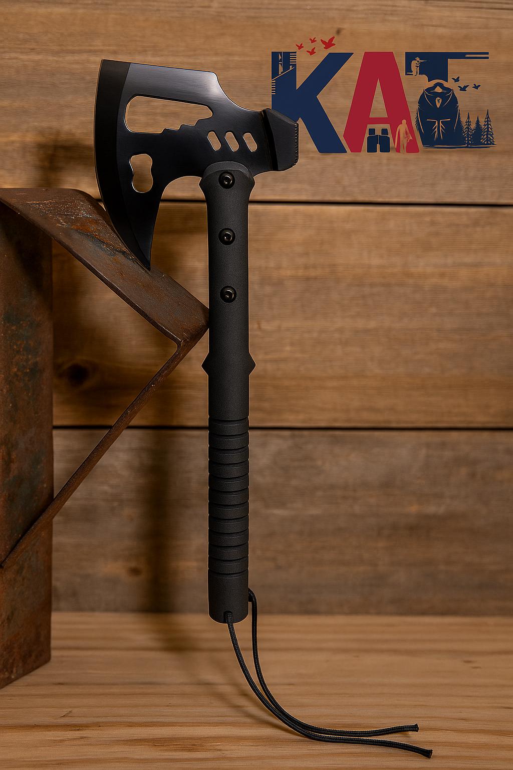 Stonewash Battle Axe & Hammer | 15' Battle Axe For Camping & Hunting