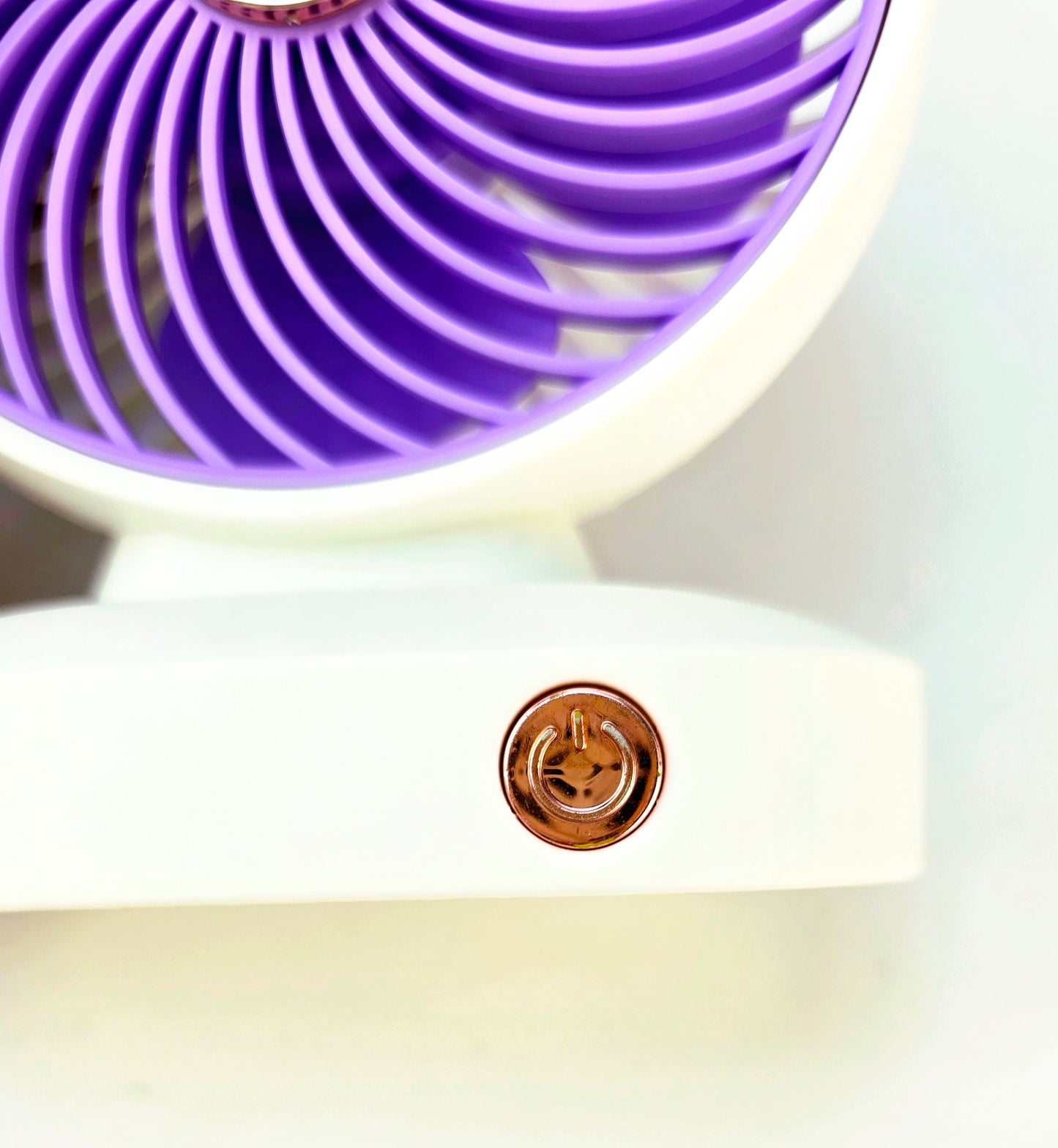 Mini Fan, USB Fan, Cute Desk Fan, Purple Table Fan, Quiet Fan, Portable Fan, Dorm Fan, Travel Fan, Small Office Fan, Stylish Mini Fan