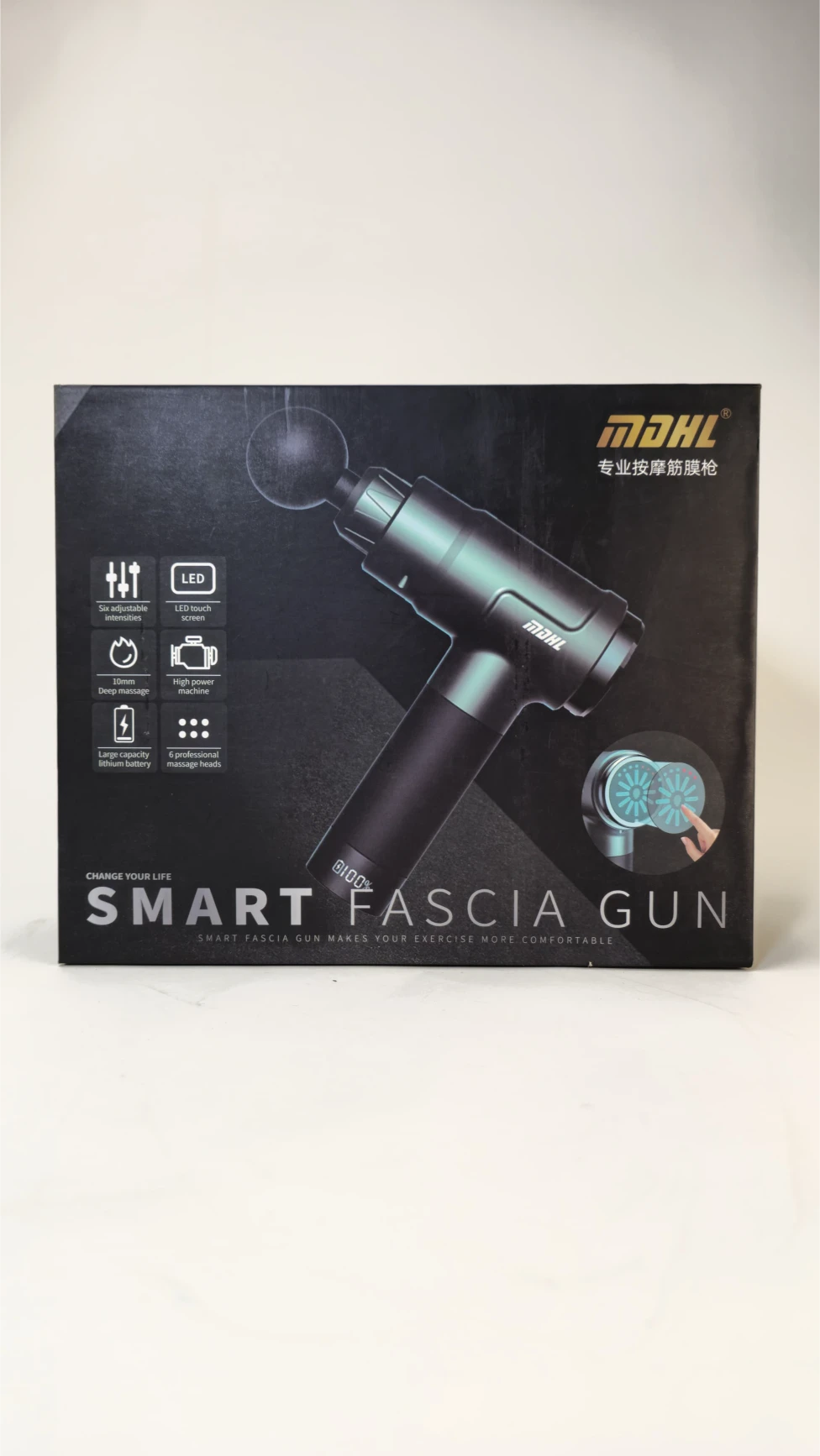 Smart Fascia Gun | Fascial Gun Deep Muscle Fitness Massager | Best Quality Massager