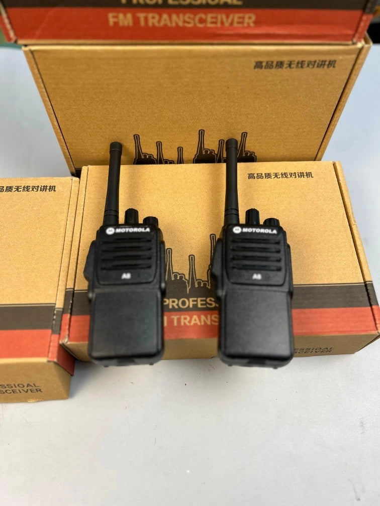 Motorola Walkie Talkie A8 9W (400-480MHz) Pair | Motorola A8 Walkie Talkie Price in Pakistan | Best Motorola walkie talkie - khan American Tools
