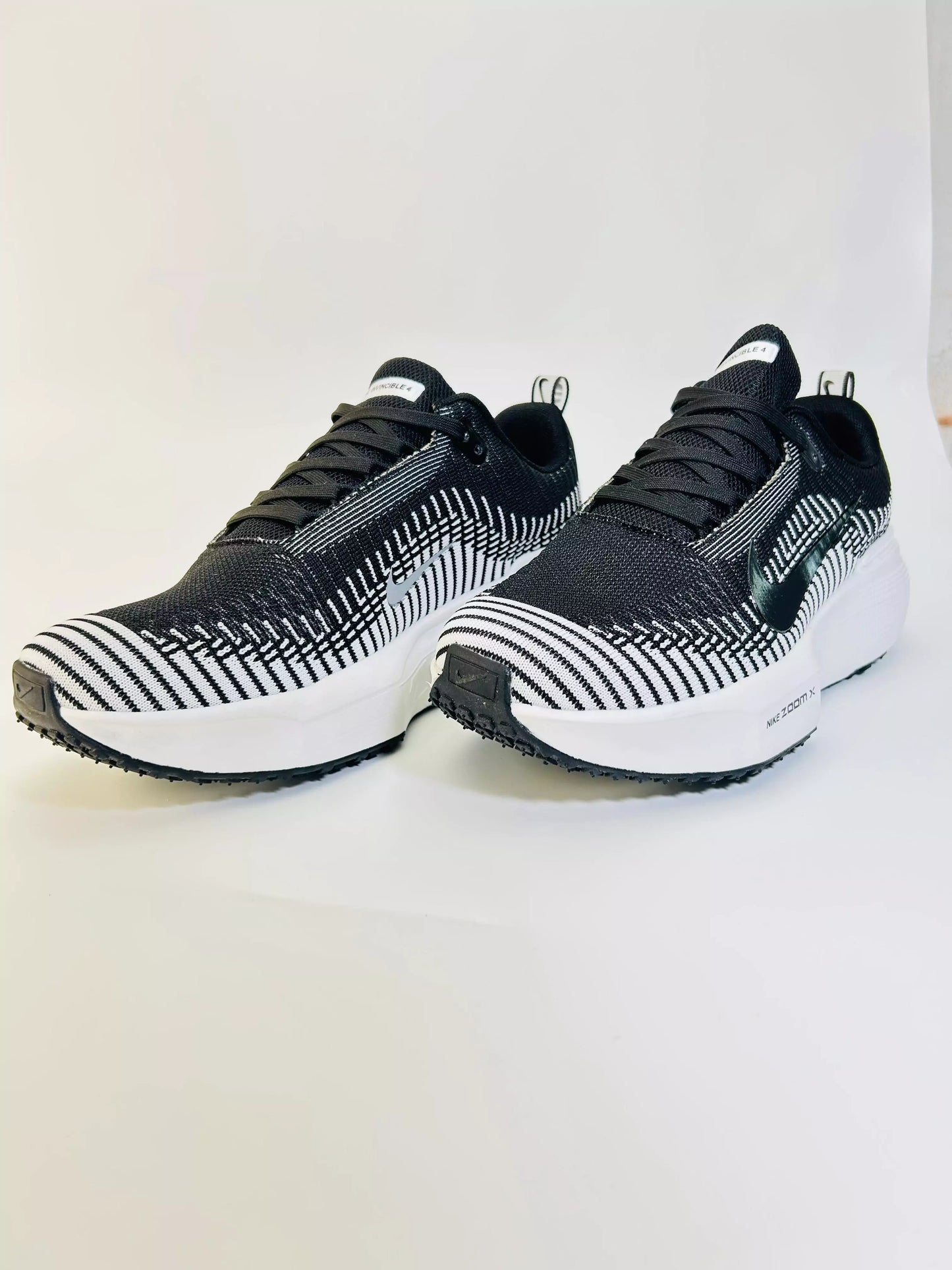 Nike Invisible Zoom X 3 Road Unisex White & Black Shoes For Men - khan American Tools