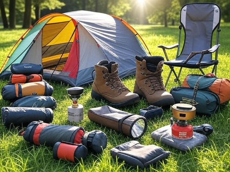 Portable Camping Item Package Premium - khan American Tools