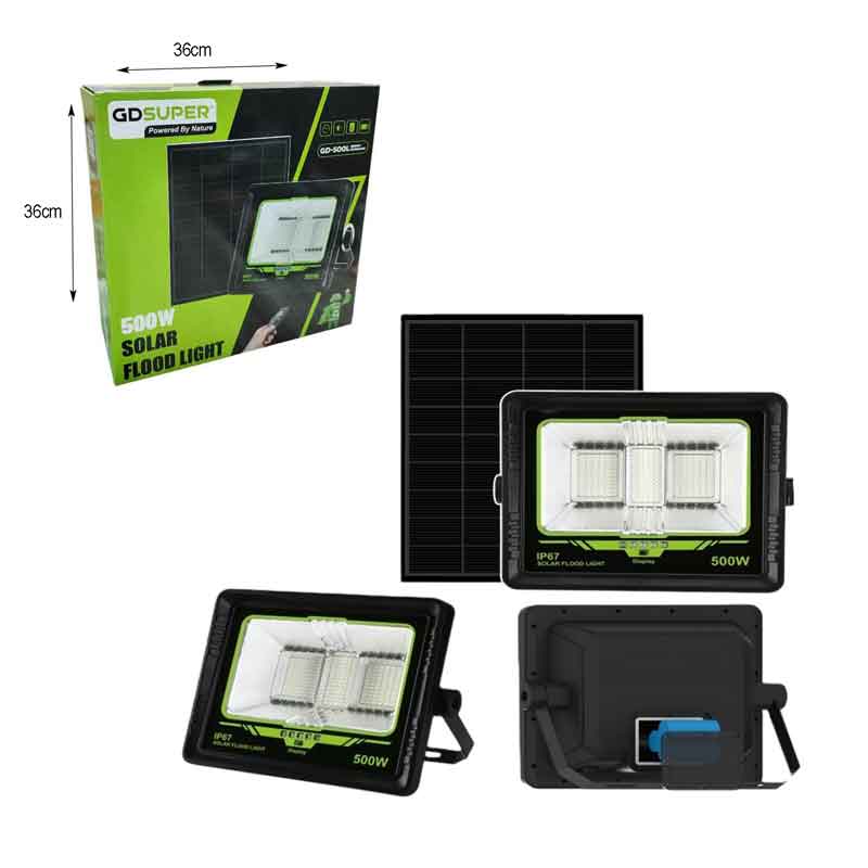 GDSuper 500W Solar Flood Light Remote Control