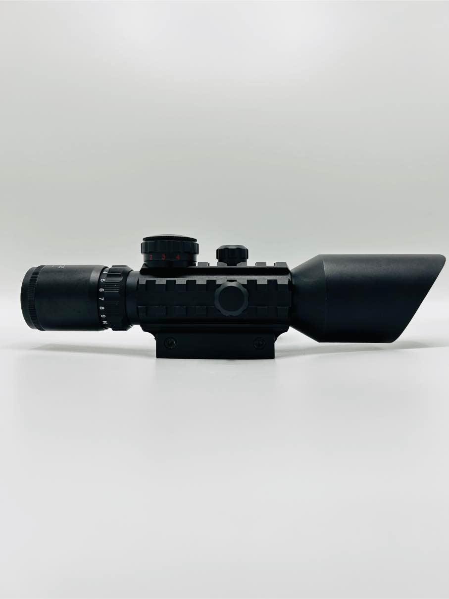 LS3-10x42E Rifle scope with laser sight