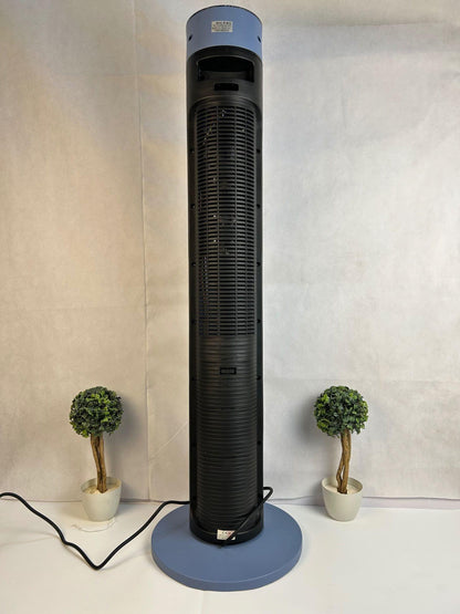 Hot/cold Electric heater with flaming mountains