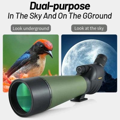 Spotting Scope 20-75X80 Bird Watching Telescope Powerful Zoom Spot Scope