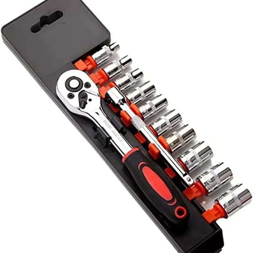 1/4" Ratchet Socket | 12-Piece Wrench Set - khan American Tools