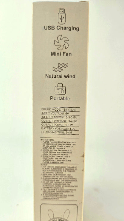 Mini Fan Portable Spray Function Fan | Travelling Mini Rechargeable Fan