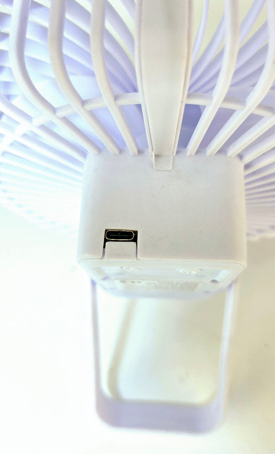 Rechargeable Table Fan | Fill Light Desktop Fan