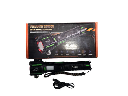 5.11 Dual Light Source Flash Light | Torch Light With Usb Charging - khan American Tools