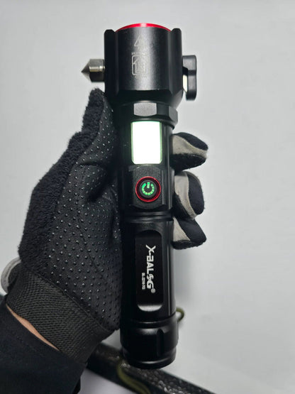 High Power Multifunctional Flashlight | Torch With Usb Charging - khan American Tools