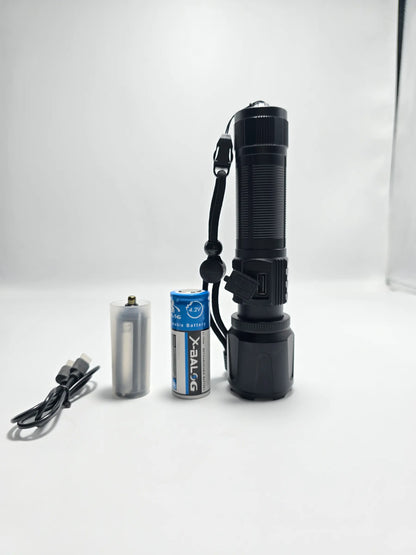 PM10-TG LED Flashlight | High Power Torch With Usb Charging - khan American Tools